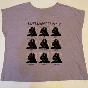 GAP Kids Darth Vader Expressions Tee - Lavender